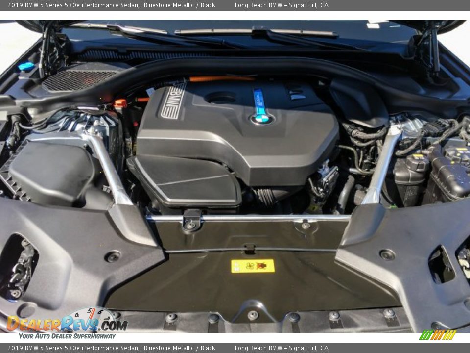 2019 BMW 5 Series 530e iPerformance Sedan Bluestone Metallic / Black Photo #8