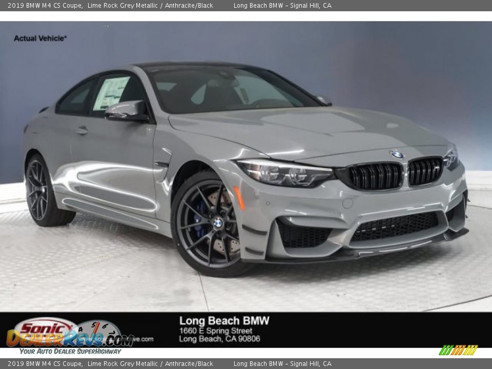 2019 BMW M4 CS Coupe Lime Rock Grey Metallic / Anthracite/Black Photo #1