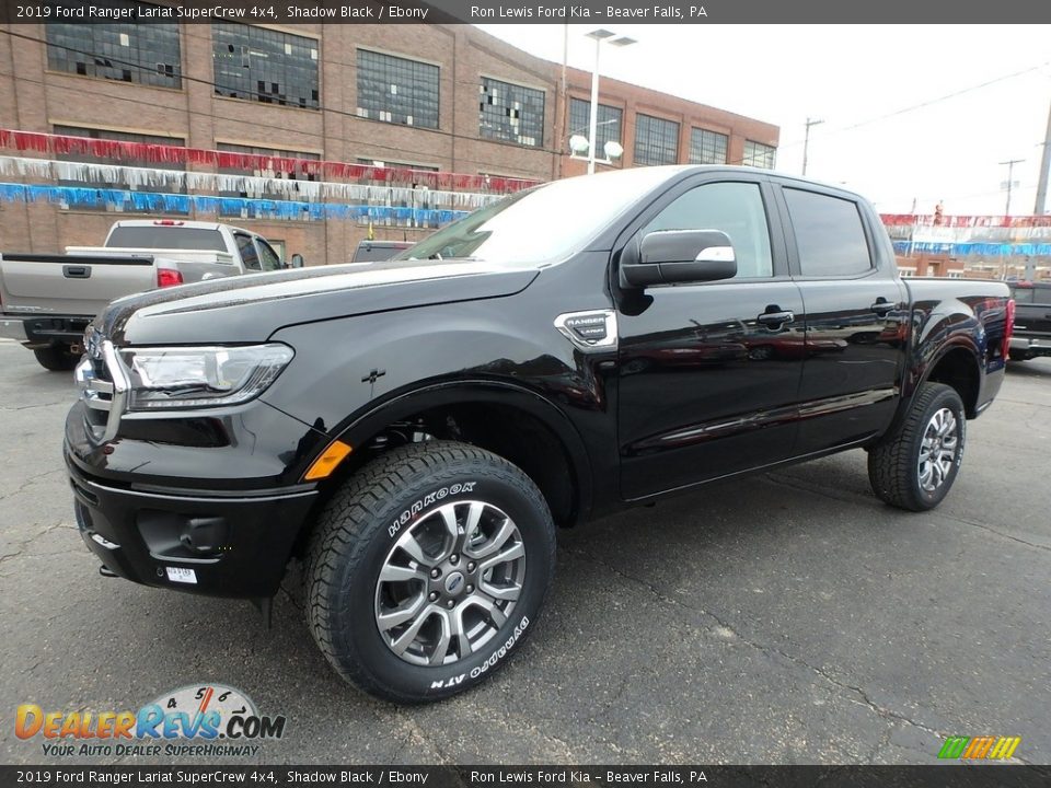 2019 Ford Ranger Lariat SuperCrew 4x4 Shadow Black / Ebony Photo #6