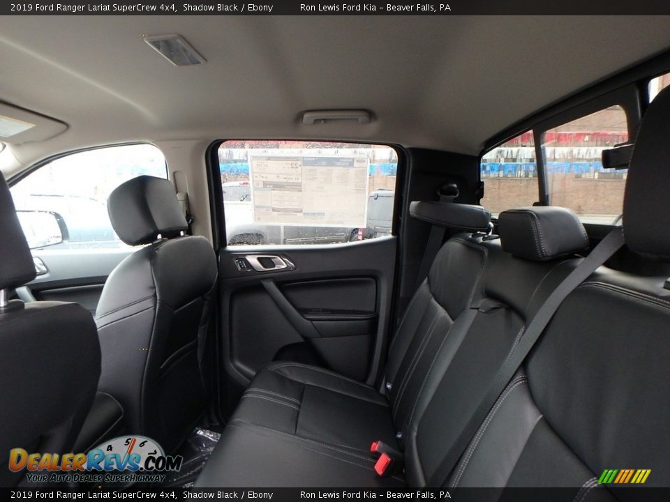 2019 Ford Ranger Lariat SuperCrew 4x4 Shadow Black / Ebony Photo #11