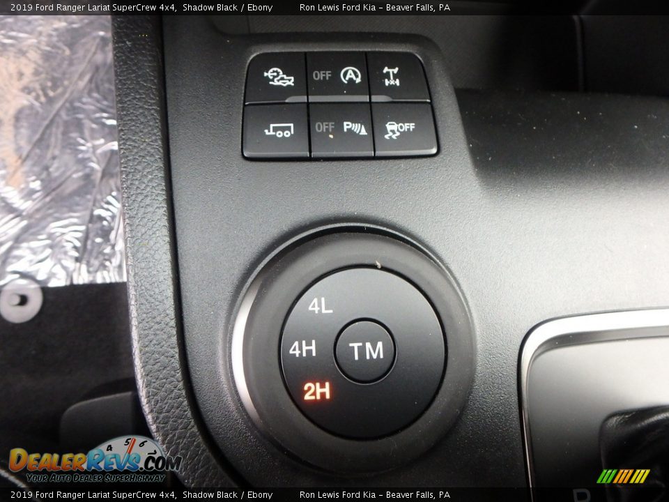 2019 Ford Ranger Lariat SuperCrew 4x4 Shadow Black / Ebony Photo #17