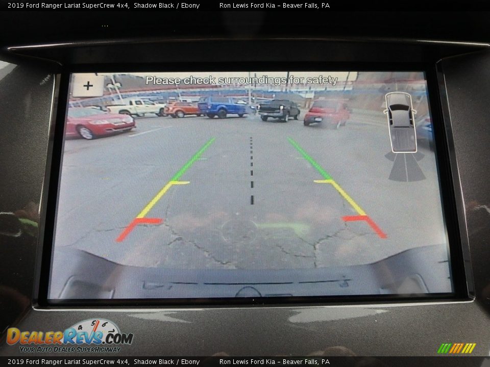 2019 Ford Ranger Lariat SuperCrew 4x4 Shadow Black / Ebony Photo #18