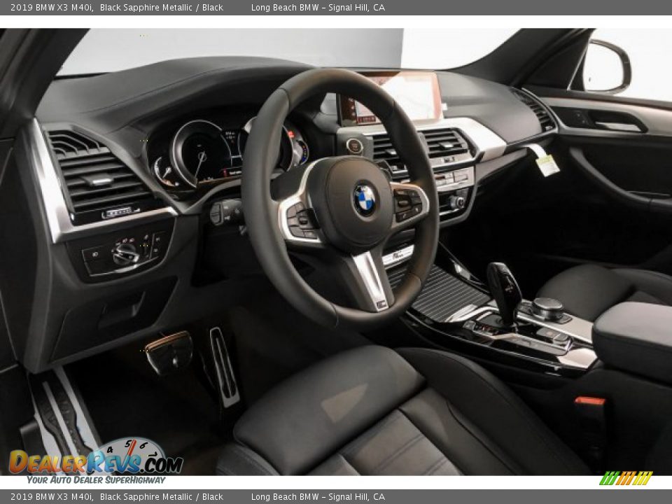 2019 BMW X3 M40i Black Sapphire Metallic / Black Photo #4