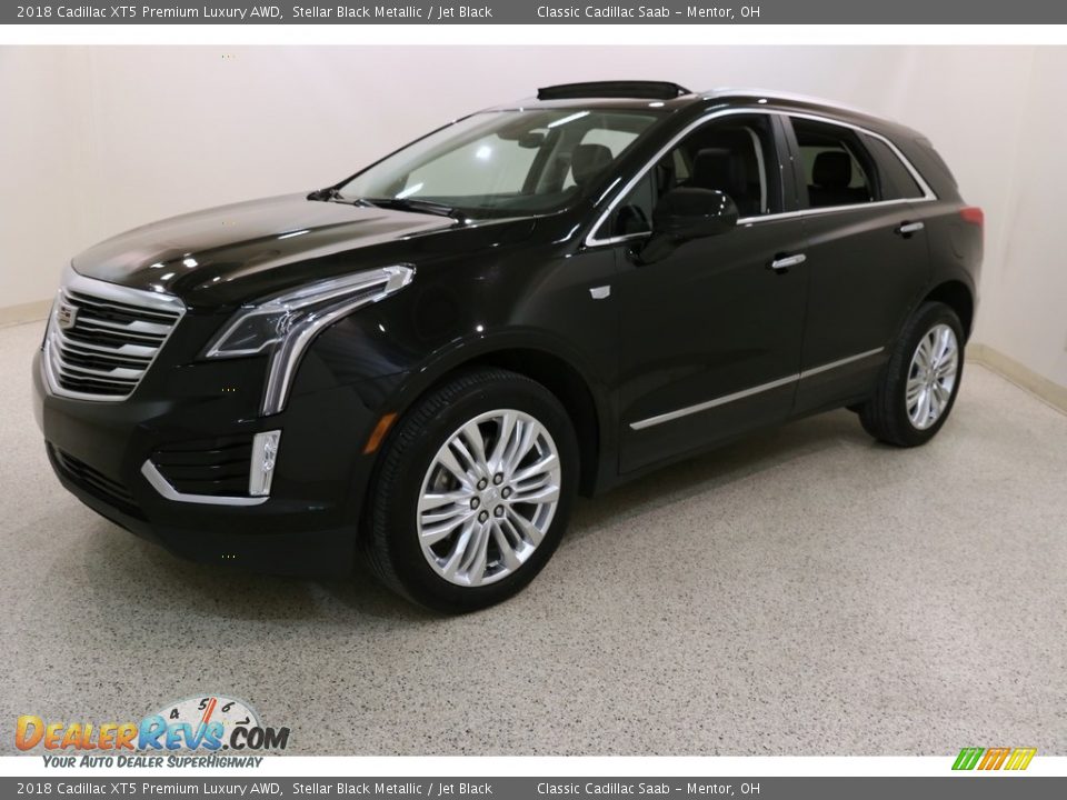 2018 Cadillac XT5 Premium Luxury AWD Stellar Black Metallic / Jet Black Photo #3