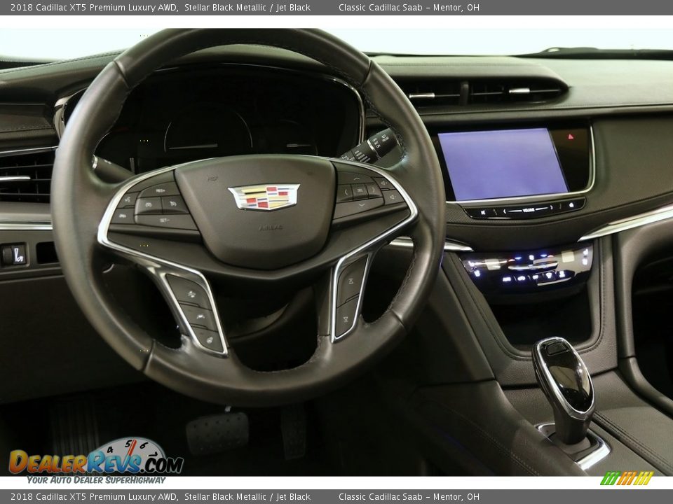 2018 Cadillac XT5 Premium Luxury AWD Stellar Black Metallic / Jet Black Photo #6
