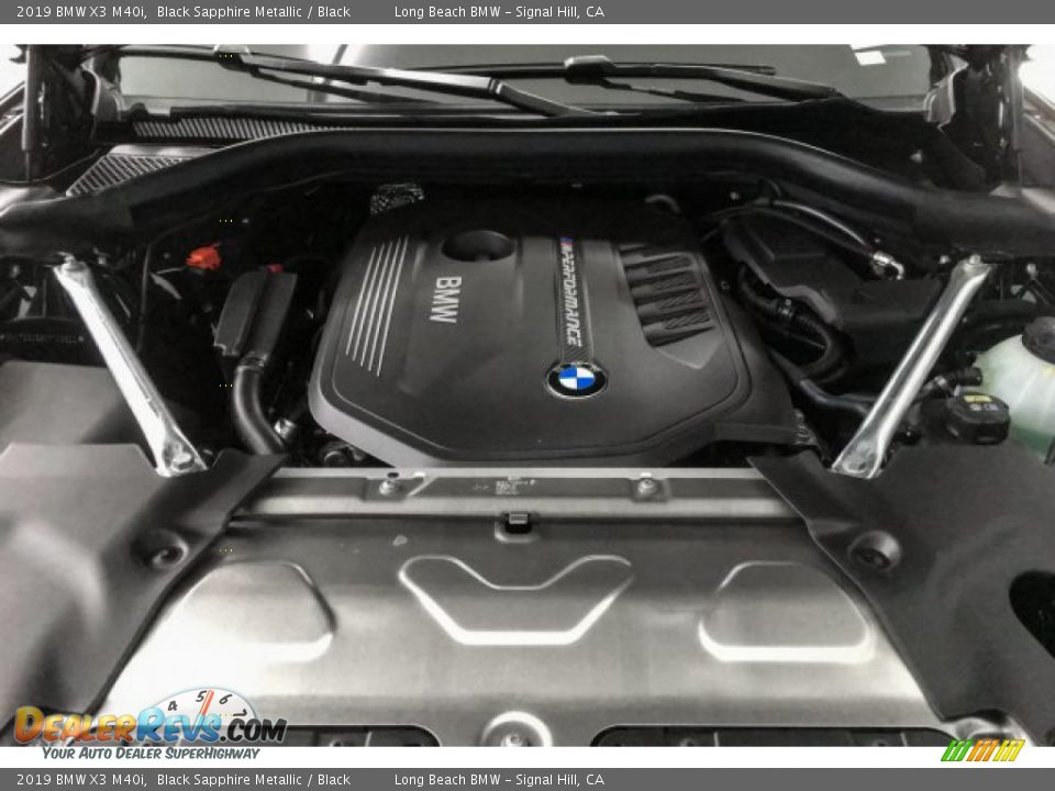 2019 BMW X3 M40i Black Sapphire Metallic / Black Photo #8