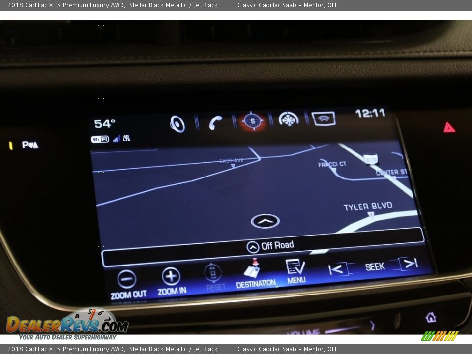 2018 Cadillac XT5 Premium Luxury AWD Stellar Black Metallic / Jet Black Photo #11