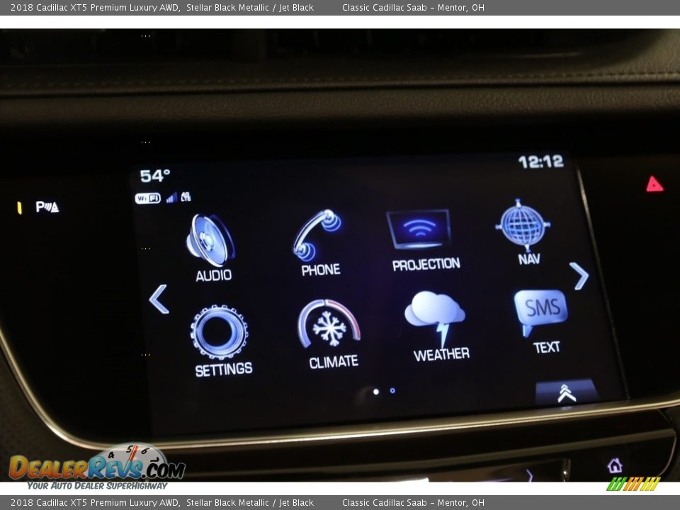 2018 Cadillac XT5 Premium Luxury AWD Stellar Black Metallic / Jet Black Photo #12