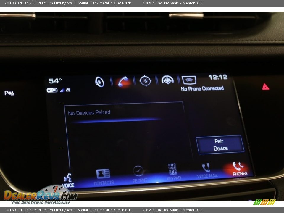 2018 Cadillac XT5 Premium Luxury AWD Stellar Black Metallic / Jet Black Photo #13