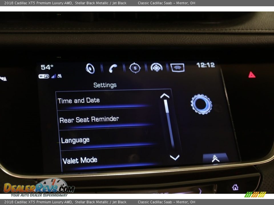 2018 Cadillac XT5 Premium Luxury AWD Stellar Black Metallic / Jet Black Photo #14
