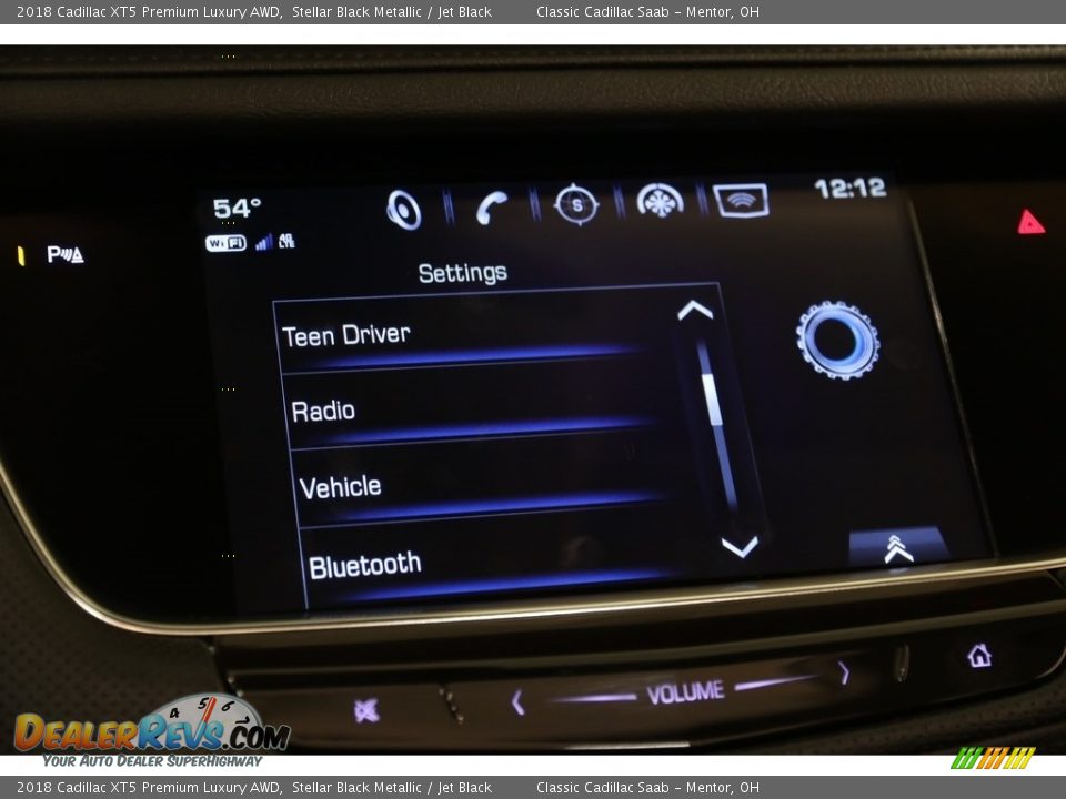 2018 Cadillac XT5 Premium Luxury AWD Stellar Black Metallic / Jet Black Photo #15
