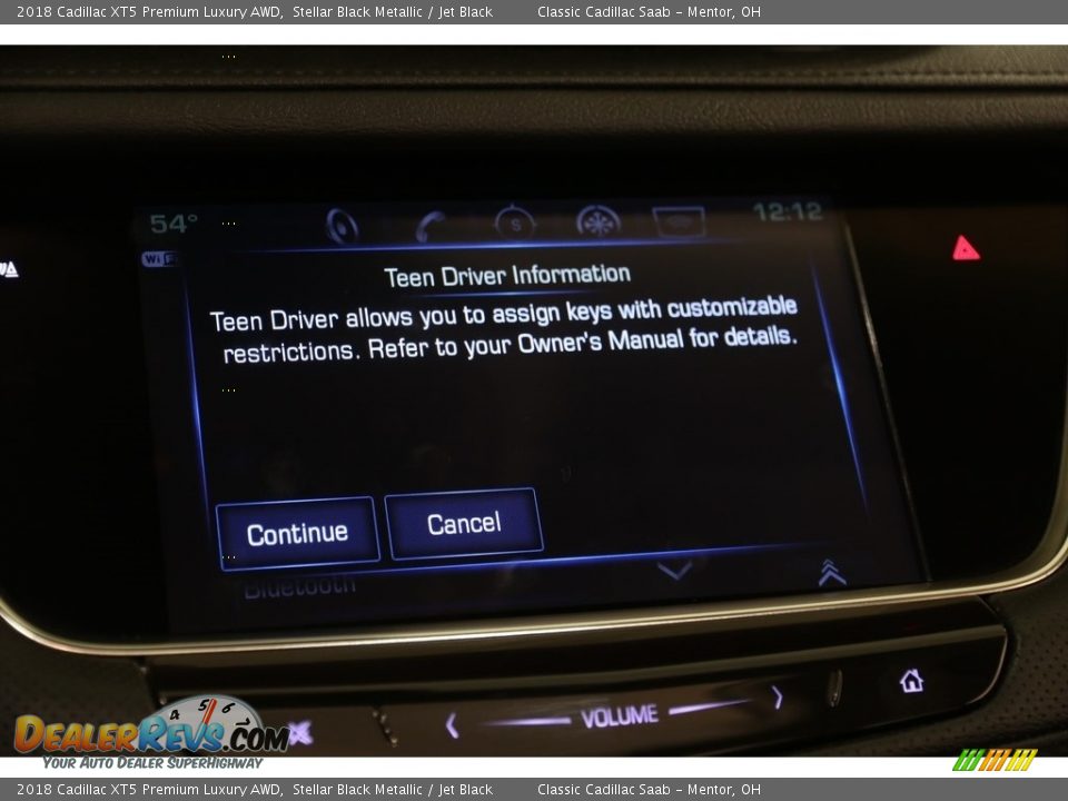 2018 Cadillac XT5 Premium Luxury AWD Stellar Black Metallic / Jet Black Photo #16