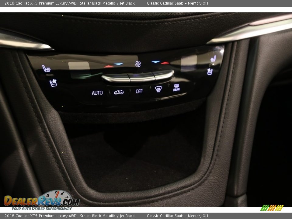 2018 Cadillac XT5 Premium Luxury AWD Stellar Black Metallic / Jet Black Photo #18
