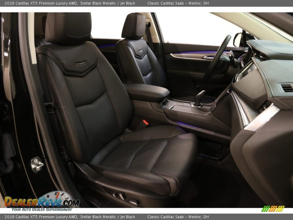 2018 Cadillac XT5 Premium Luxury AWD Stellar Black Metallic / Jet Black Photo #21