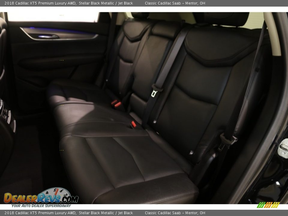 2018 Cadillac XT5 Premium Luxury AWD Stellar Black Metallic / Jet Black Photo #24