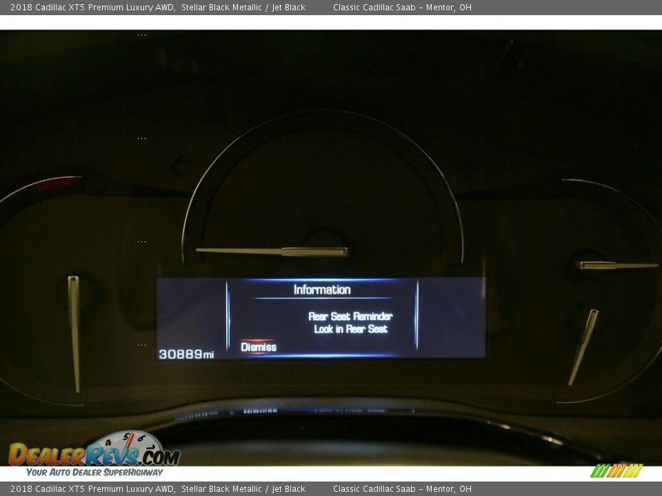 2018 Cadillac XT5 Premium Luxury AWD Stellar Black Metallic / Jet Black Photo #29