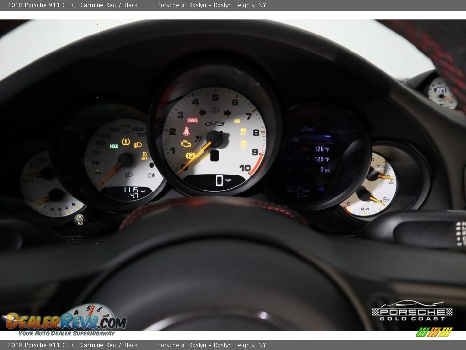 2018 Porsche 911 GT3 Gauges Photo #16