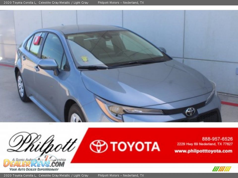 2020 Toyota Corolla L Celestite Gray Metallic / Light Gray Photo #1