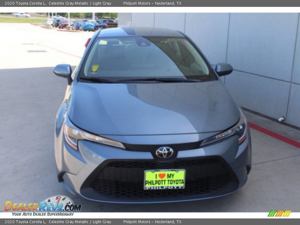 2020 Toyota Corolla L Celestite Gray Metallic / Light Gray Photo #3