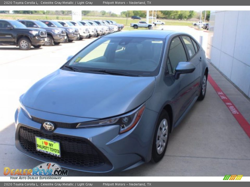 2020 Toyota Corolla L Celestite Gray Metallic / Light Gray Photo #4