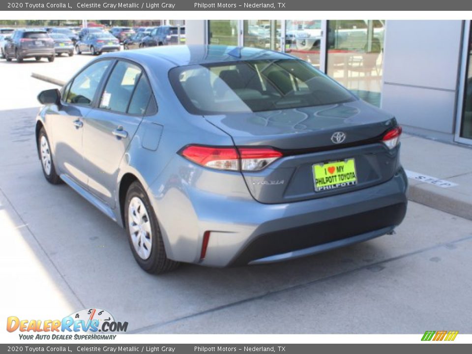 2020 Toyota Corolla L Celestite Gray Metallic / Light Gray Photo #6