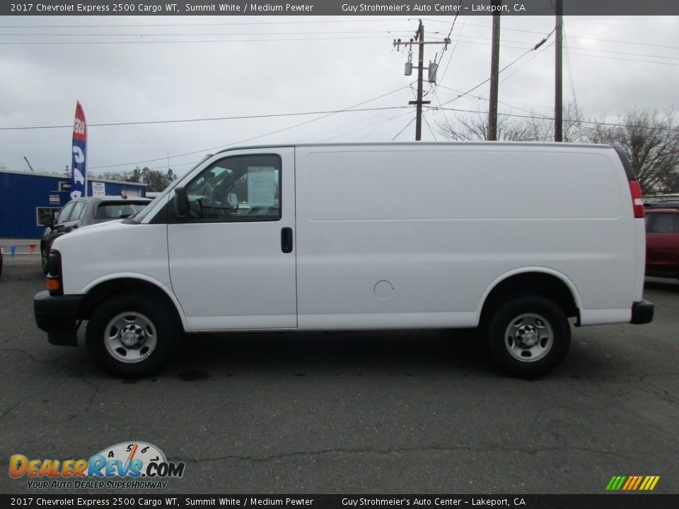 2017 Chevrolet Express 2500 Cargo WT Summit White / Medium Pewter Photo #4