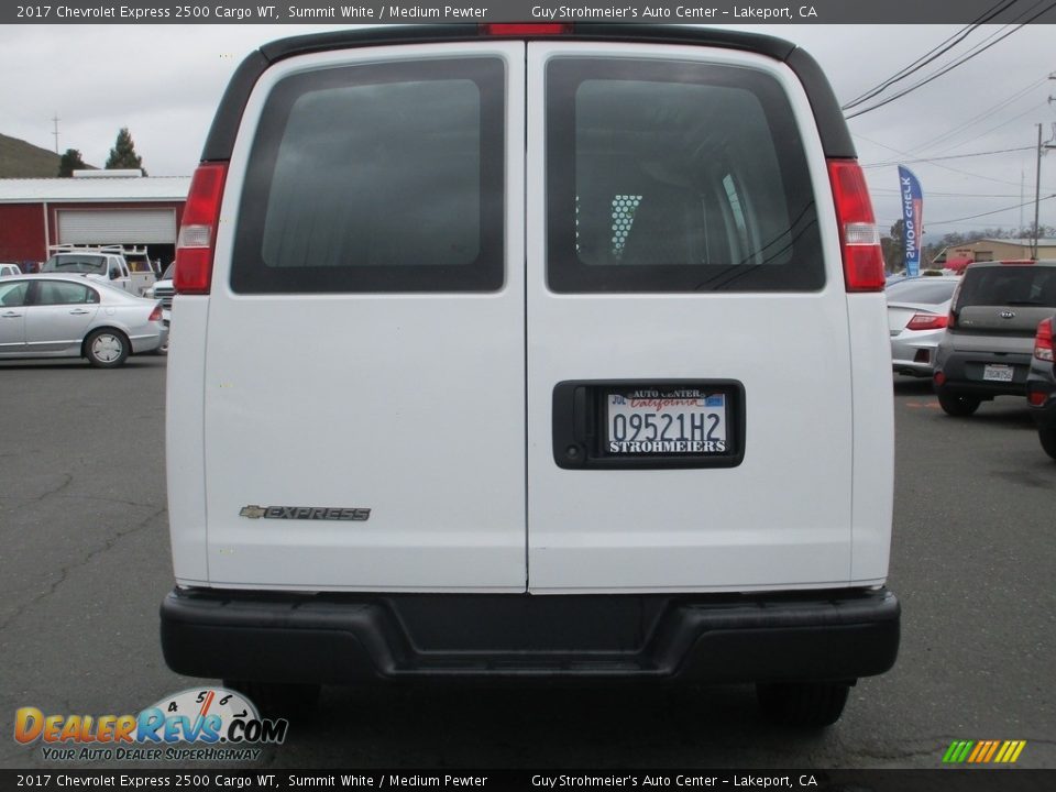 2017 Chevrolet Express 2500 Cargo WT Summit White / Medium Pewter Photo #6
