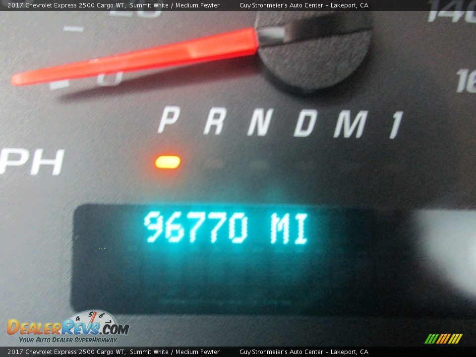 2017 Chevrolet Express 2500 Cargo WT Summit White / Medium Pewter Photo #12