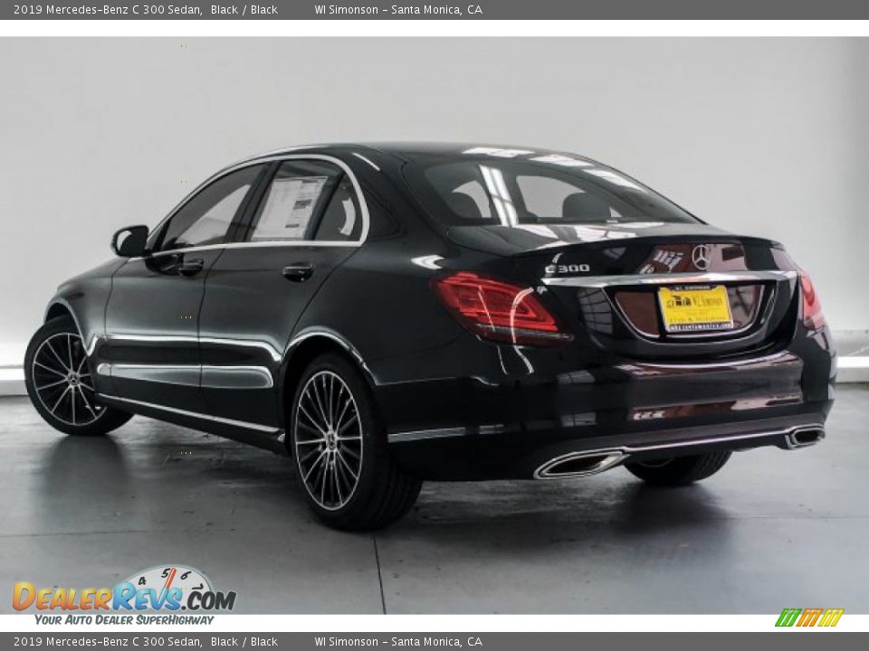 2019 Mercedes-Benz C 300 Sedan Black / Black Photo #2