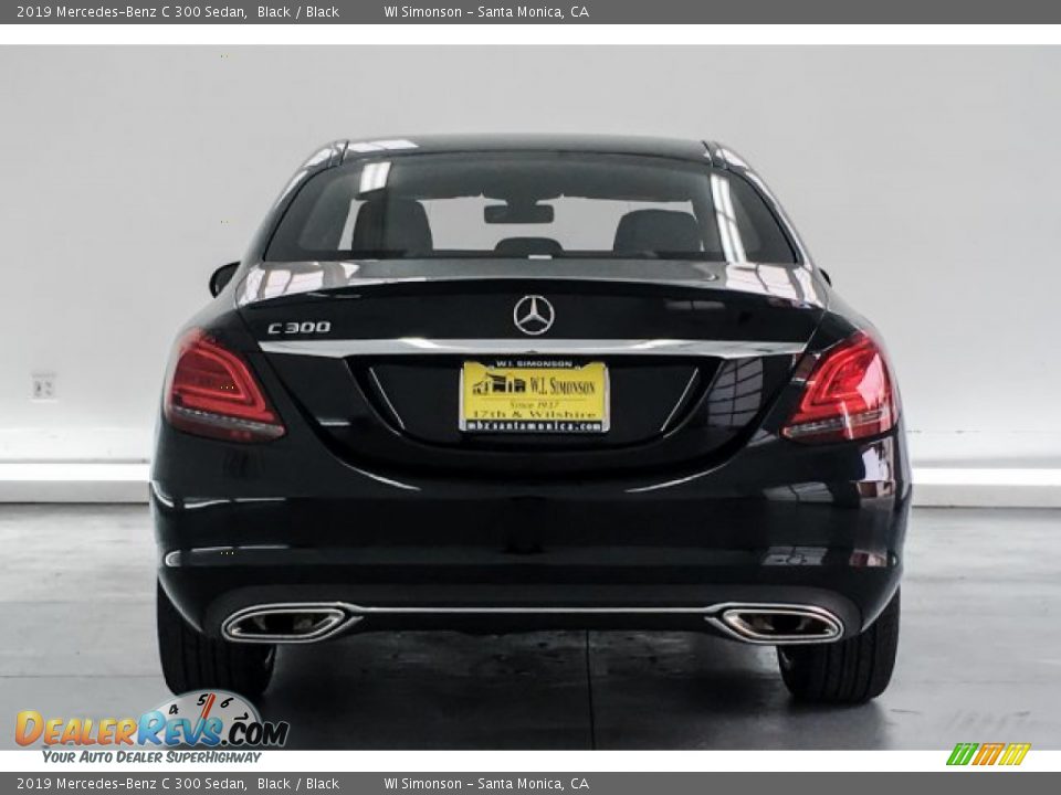 2019 Mercedes-Benz C 300 Sedan Black / Black Photo #3