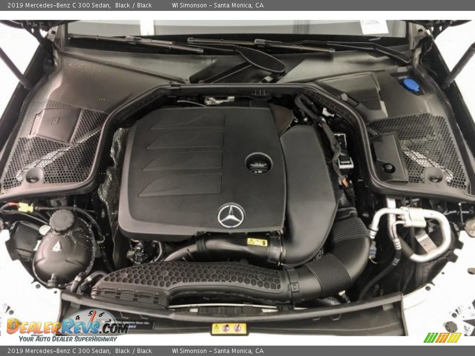 2019 Mercedes-Benz C 300 Sedan Black / Black Photo #8
