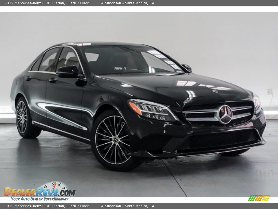 2019 Mercedes-Benz C 300 Sedan Black / Black Photo #12