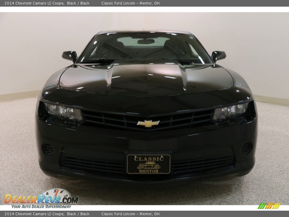 2014 Chevrolet Camaro LS Coupe Black / Black Photo #2