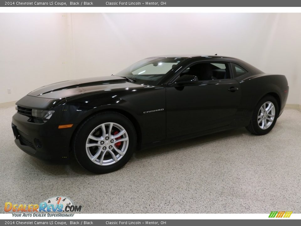 2014 Chevrolet Camaro LS Coupe Black / Black Photo #3