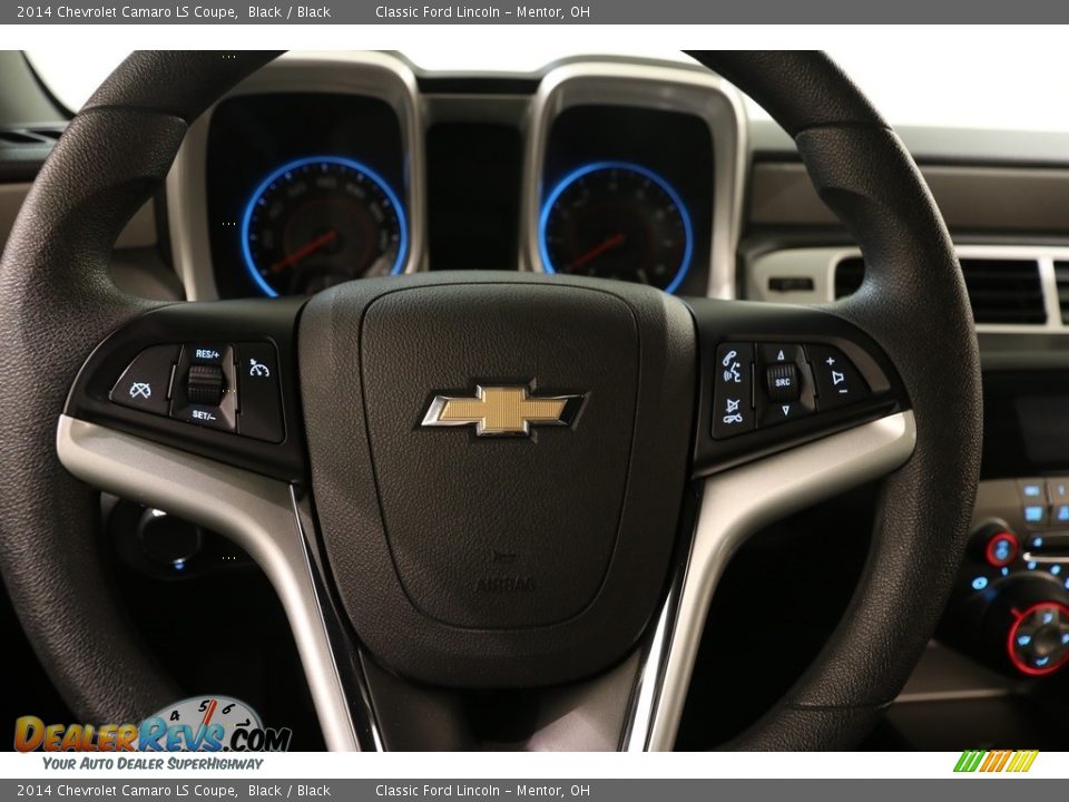 2014 Chevrolet Camaro LS Coupe Black / Black Photo #7