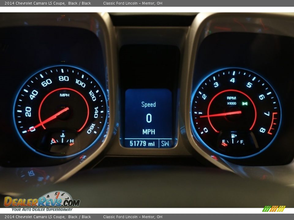 2014 Chevrolet Camaro LS Coupe Black / Black Photo #9