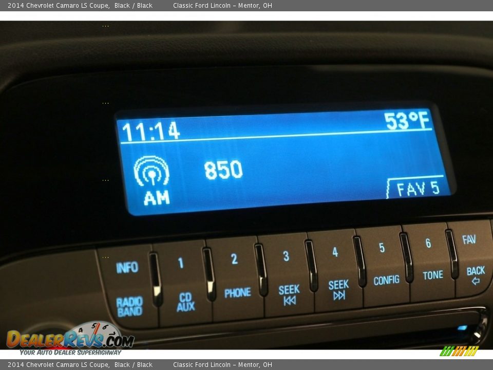 2014 Chevrolet Camaro LS Coupe Black / Black Photo #11