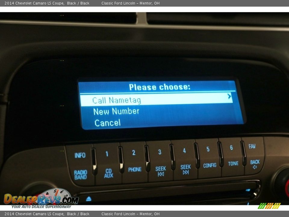 2014 Chevrolet Camaro LS Coupe Black / Black Photo #13