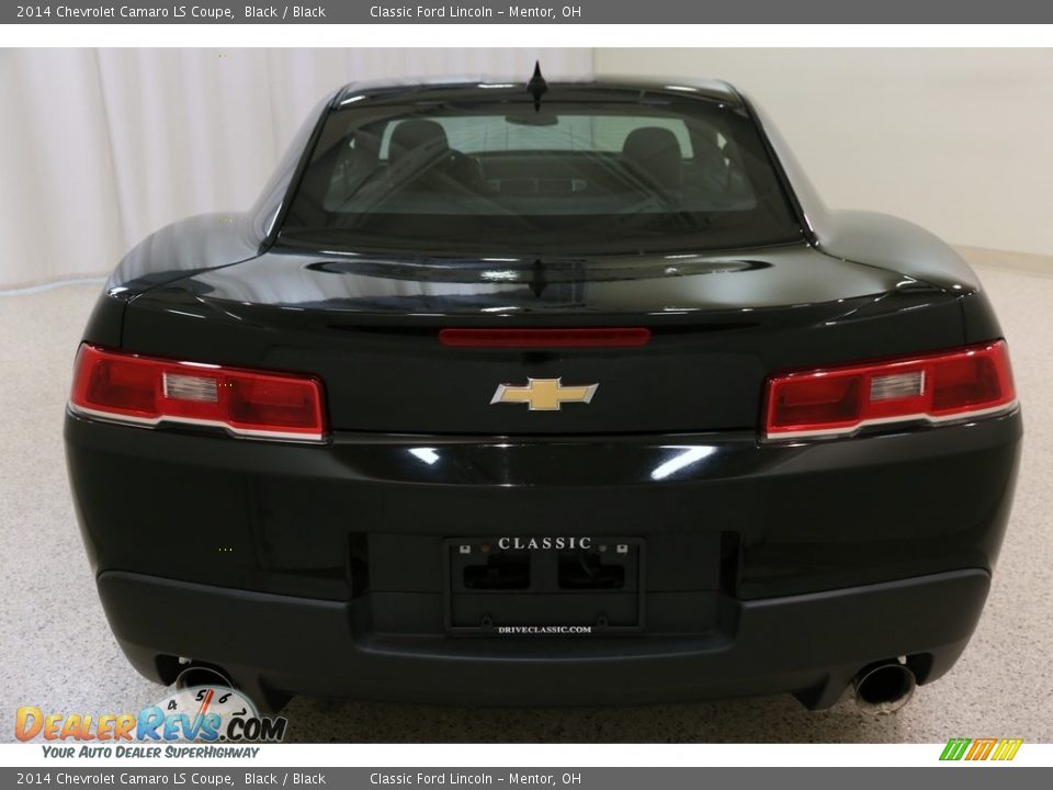 2014 Chevrolet Camaro LS Coupe Black / Black Photo #18