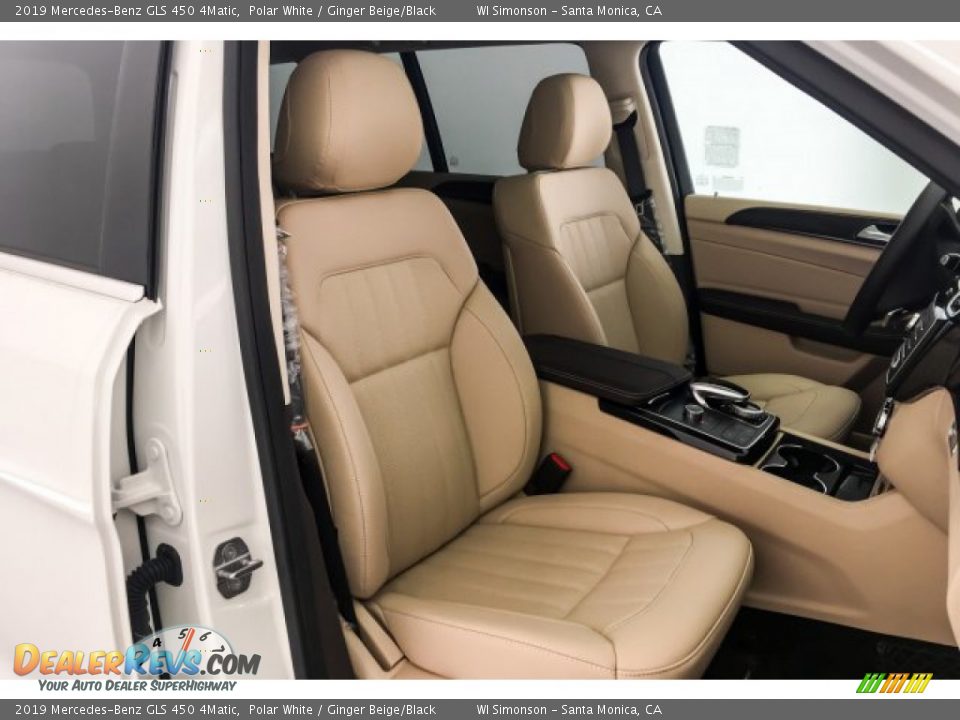2019 Mercedes-Benz GLS 450 4Matic Polar White / Ginger Beige/Black Photo #5