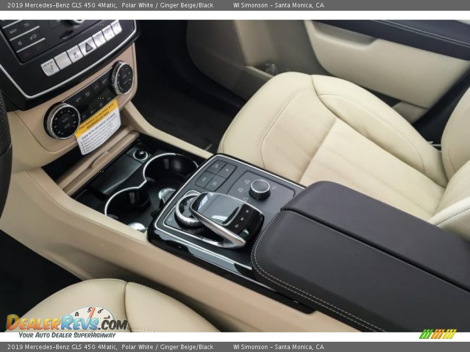 2019 Mercedes-Benz GLS 450 4Matic Polar White / Ginger Beige/Black Photo #7