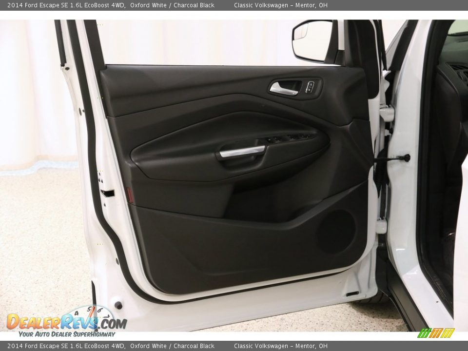 2014 Ford Escape SE 1.6L EcoBoost 4WD Oxford White / Charcoal Black Photo #4