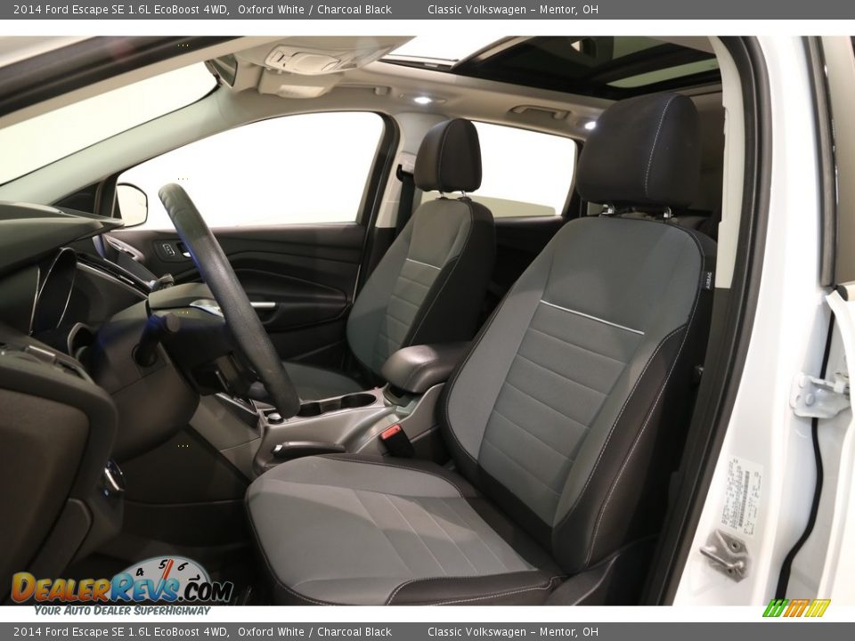 2014 Ford Escape SE 1.6L EcoBoost 4WD Oxford White / Charcoal Black Photo #5