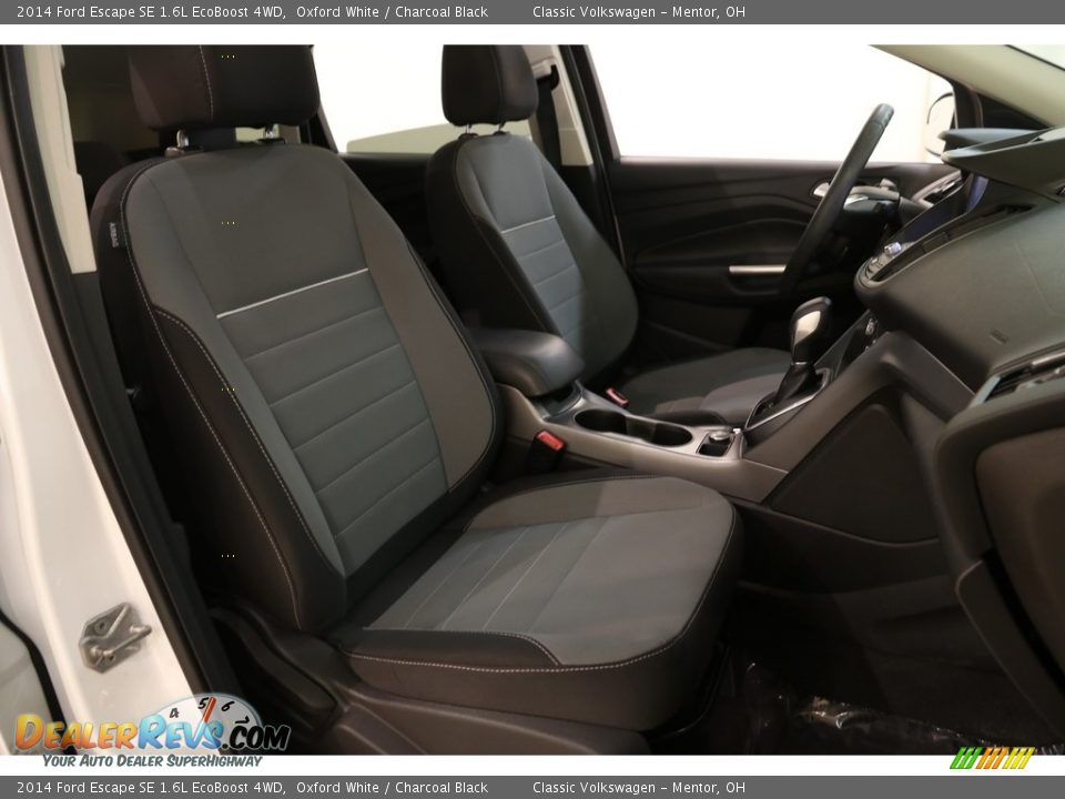 2014 Ford Escape SE 1.6L EcoBoost 4WD Oxford White / Charcoal Black Photo #14