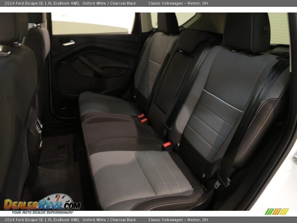 2014 Ford Escape SE 1.6L EcoBoost 4WD Oxford White / Charcoal Black Photo #16