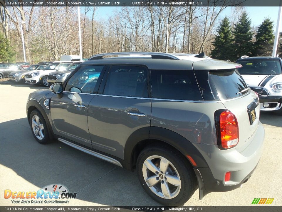 2019 Mini Countryman Cooper All4 Moonwalk Grey / Carbon Black Photo #5