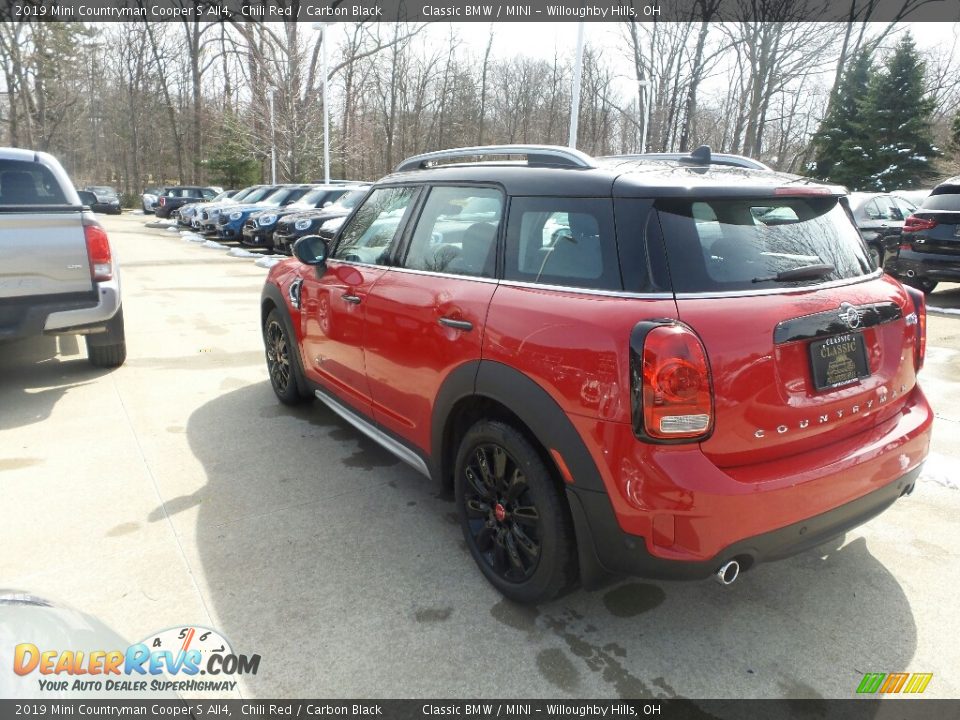 2019 Mini Countryman Cooper S All4 Chili Red / Carbon Black Photo #5