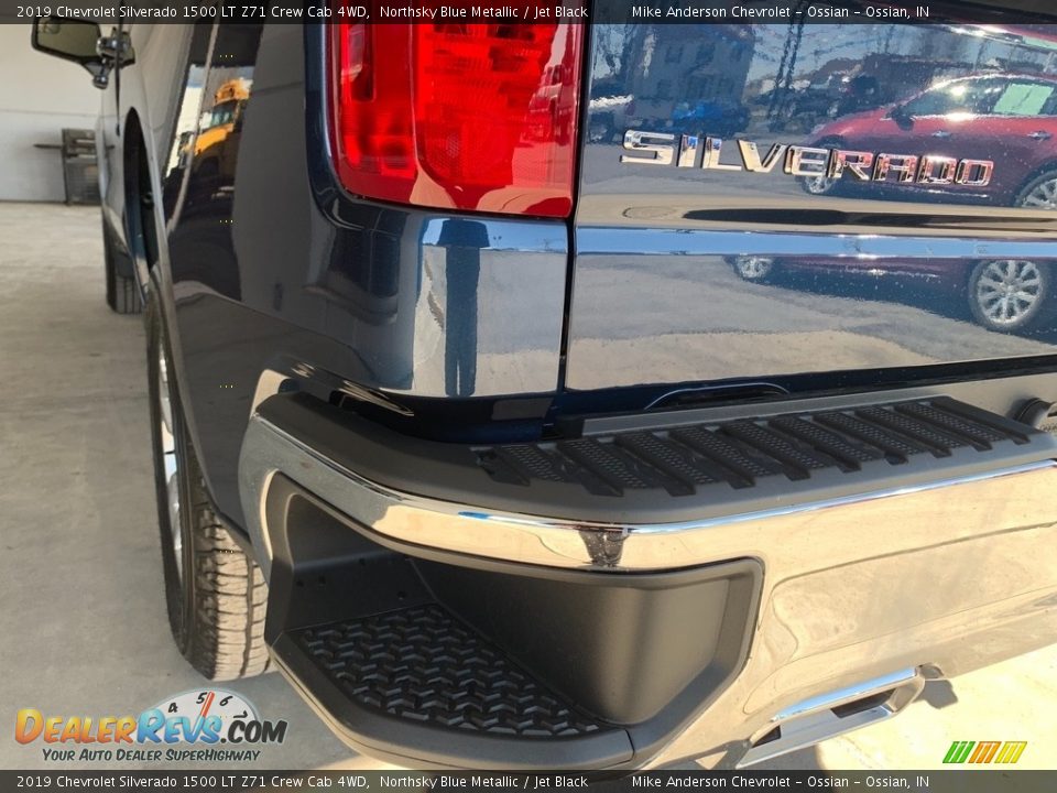 2019 Chevrolet Silverado 1500 LT Z71 Crew Cab 4WD Northsky Blue Metallic / Jet Black Photo #8