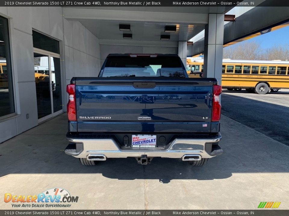 2019 Chevrolet Silverado 1500 LT Z71 Crew Cab 4WD Northsky Blue Metallic / Jet Black Photo #10