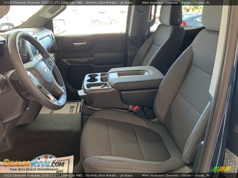 2019 Chevrolet Silverado 1500 LT Z71 Crew Cab 4WD Northsky Blue Metallic / Jet Black Photo #17